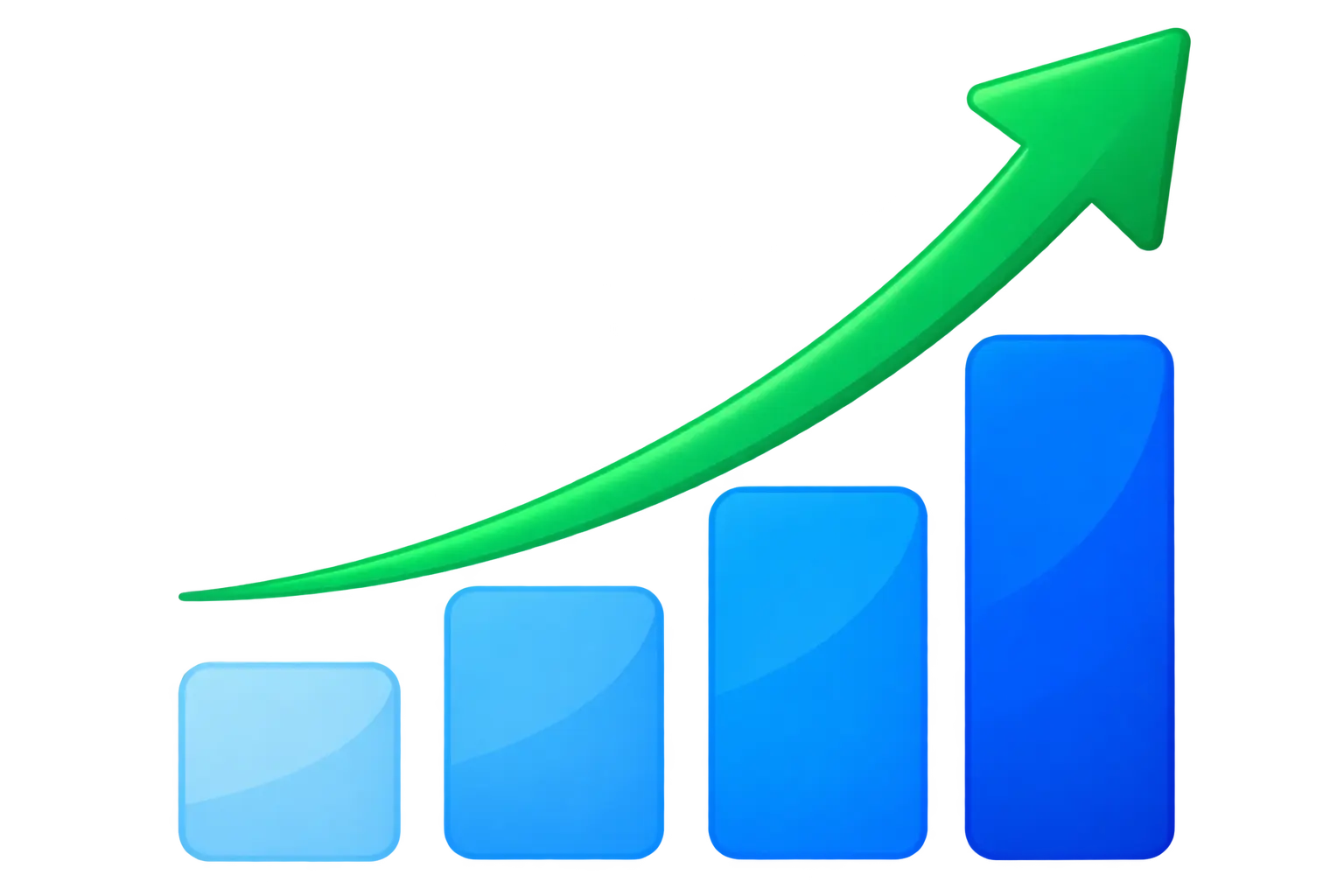 Business growth and digital marketing analytics icon