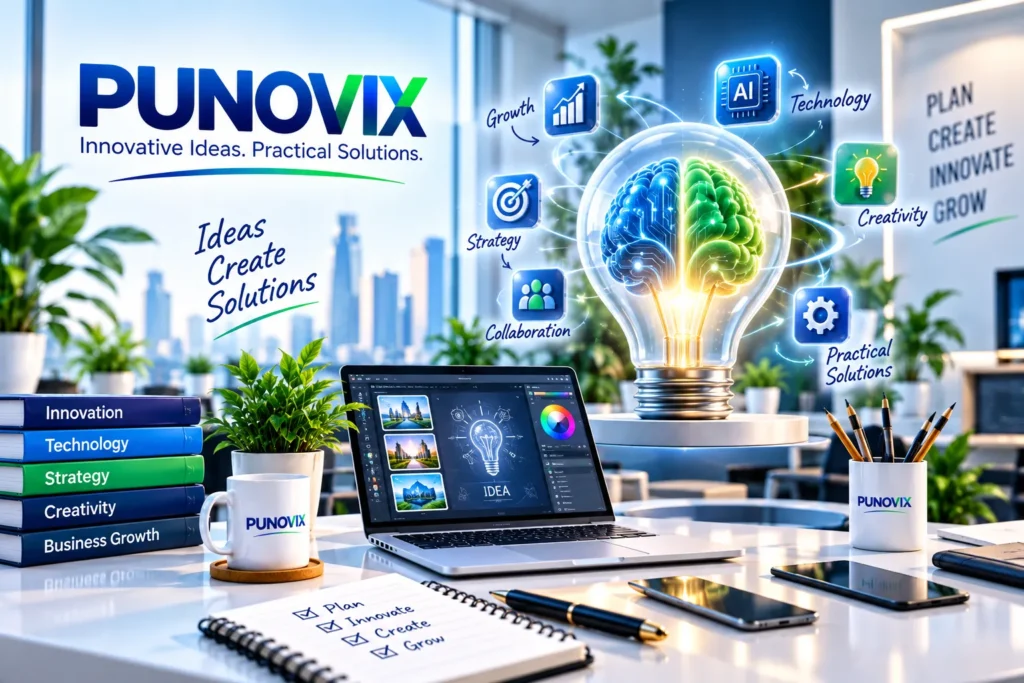 PUNOVIX innovation and digital ideas workspace